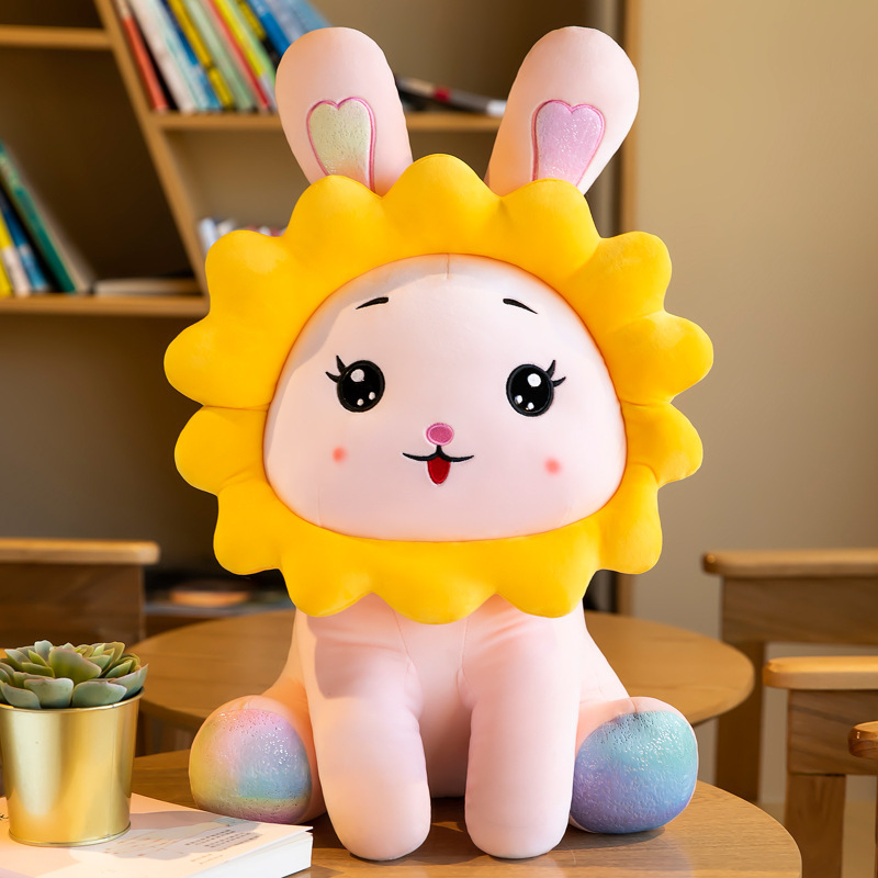 sunflower bunny plush